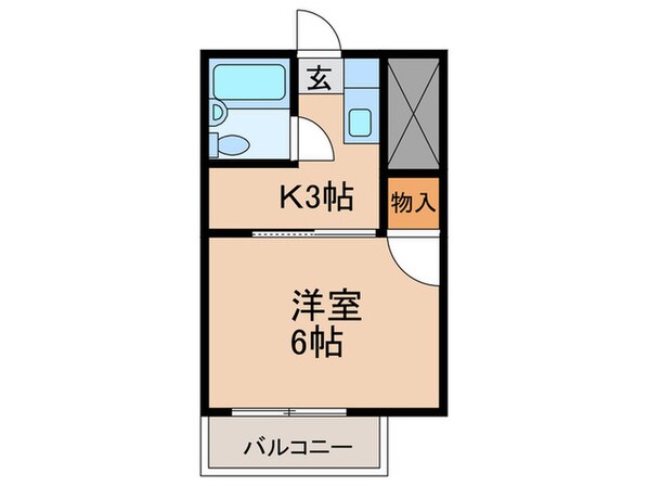 ハイツ上野口の物件間取画像